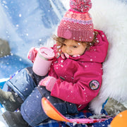 3-in-1 snowsuit pink and denim bleu, baby