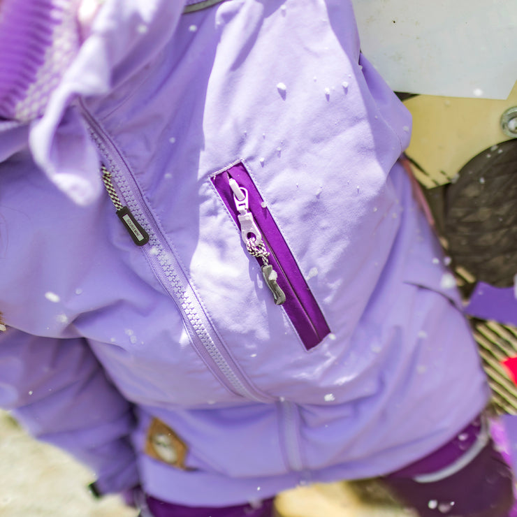 Habit de neige 3 en 1 lilas et mauve, enfant|| 3-in-1 snowsuit lilac and purple, child