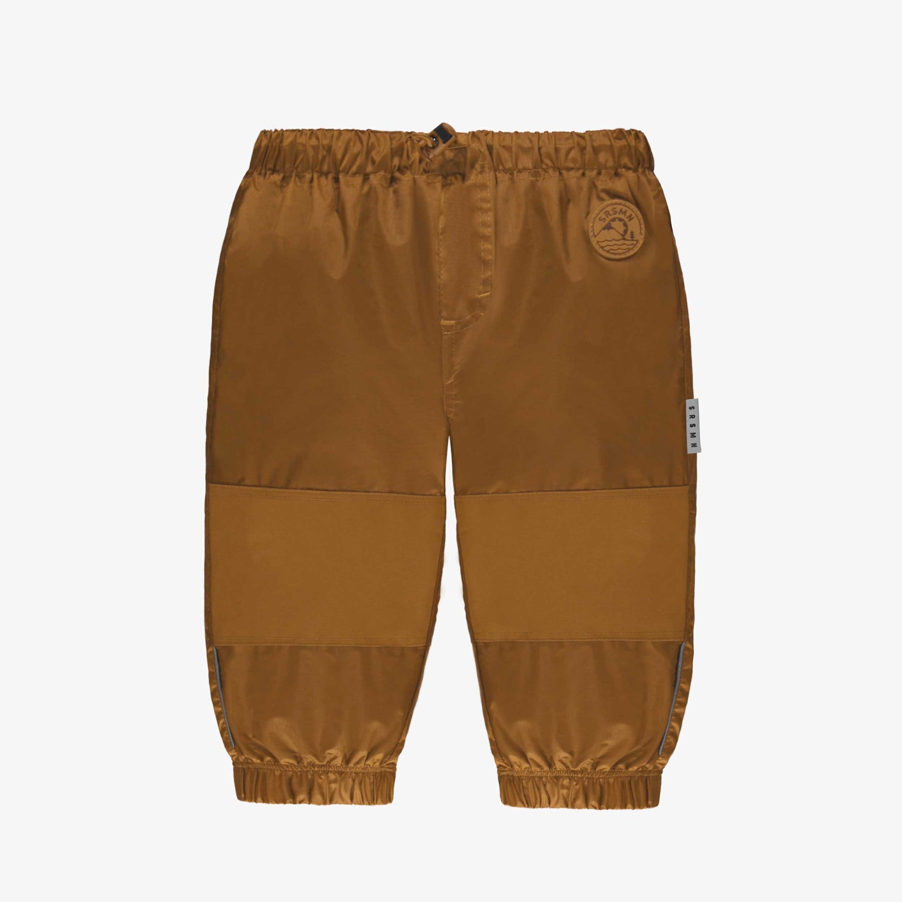 Brown short legging in irregular rib knit, child - Souris Mini