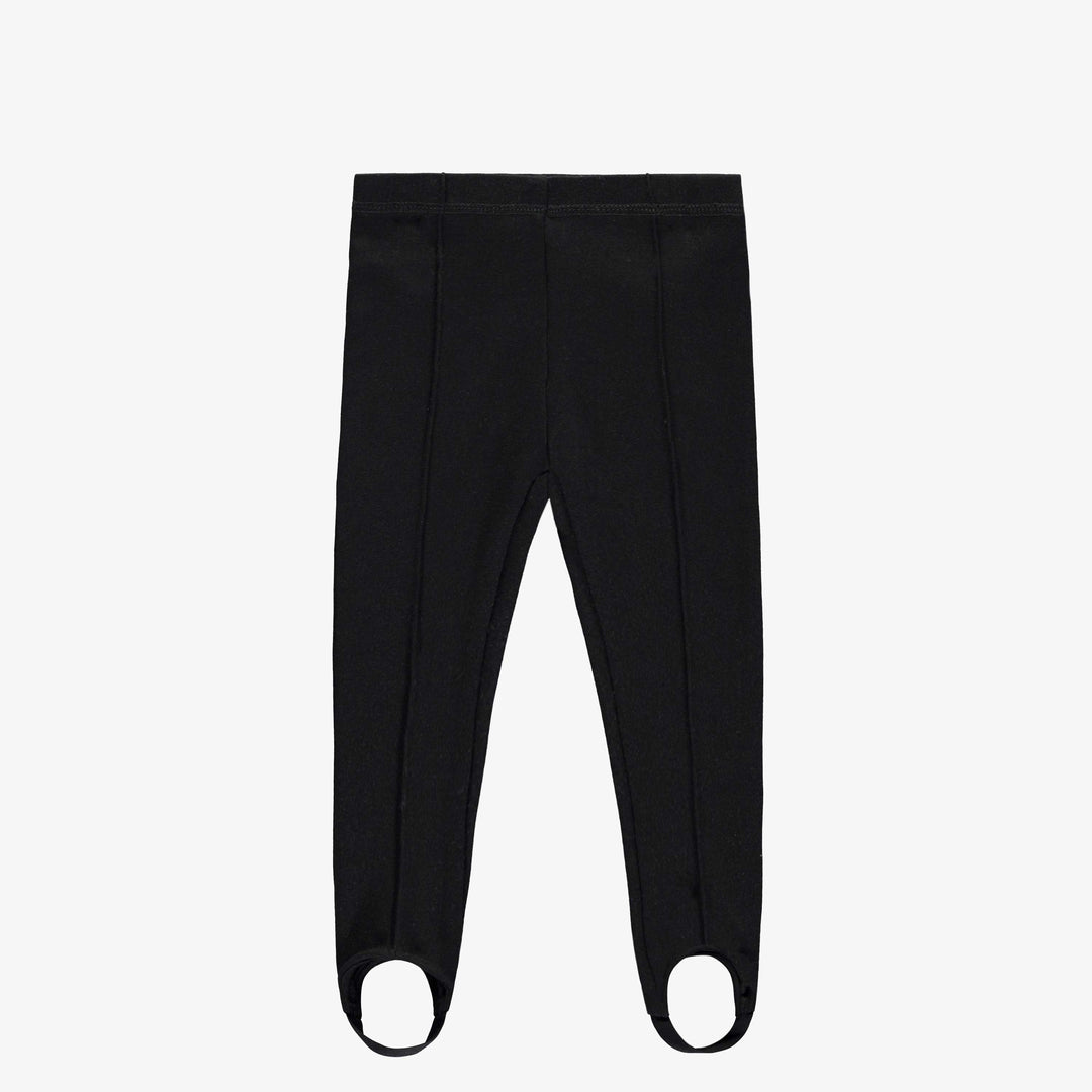 Pantalon fuseau noir avec attache pour les pieds en Ponte de Roma bebe Souris Mini Souris Mini