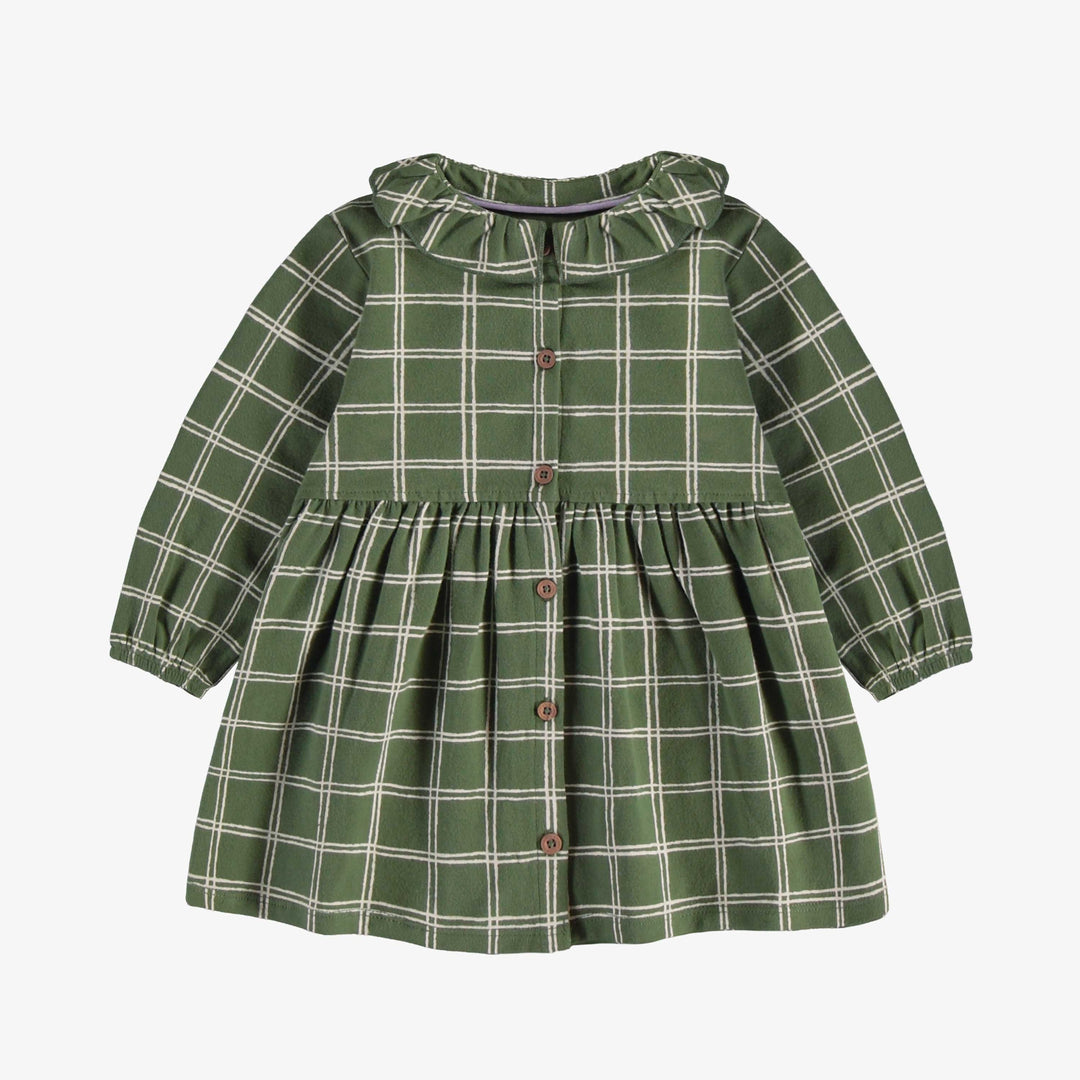 Blue plaid baby dress best sale