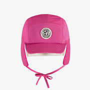 Pink winter cap in  polyester, baby