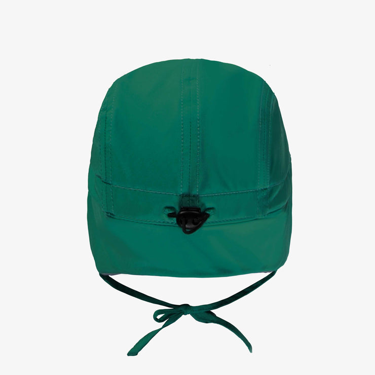 Dark green winter cap in nylon, baby