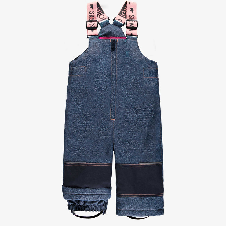 3-in-1 snowsuit pink and denim bleu, baby