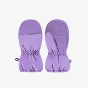 Mitaines mauves doublées en Thinsulate™ imperméable, bébé || Purple mittens lined in waterproof Thinsulate™, baby