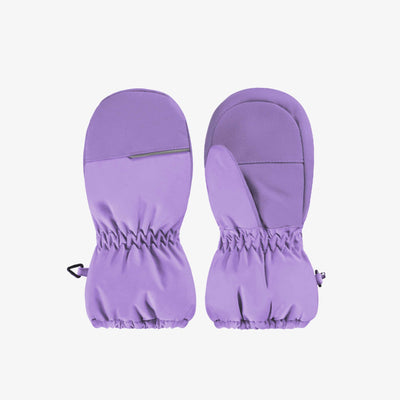 Mitaines mauves doublées en Thinsulate™ imperméable, bébé || Purple mittens lined in waterproof Thinsulate™, baby