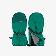 Mitaines turquoise doublées en Thinsulate™ imperméable, bébé || Turquoise mittens lined in waterproof Thinsulate™, baby