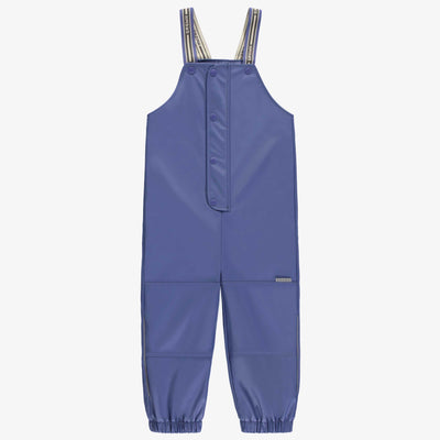 Salopette de pluie bleue en polyuréthane, enfant || Blue polyurethane rain overalls, child