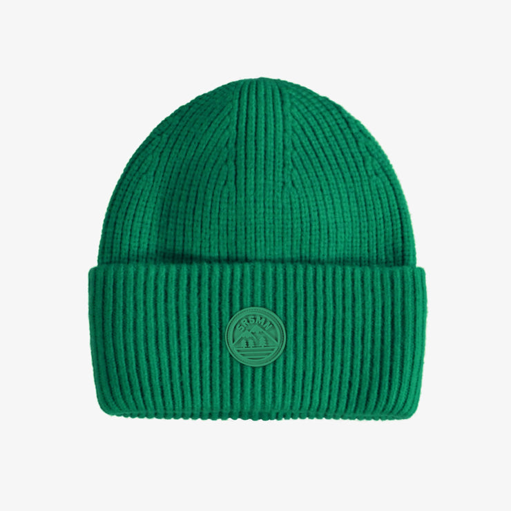 Tuque de maille verte, enfant || Green knit toque, child