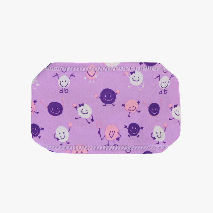 Bandeau lilas sport, enfant || Sport lilac headband, child