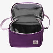 Sac à lunch mauve avec blocs de couleur, enfant || Purple color block lunch bag, child