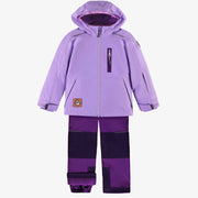 Habit de neige 3 en 1 lilas et mauve, enfant|| Snowsuit 3 in 1 lilac and purple, child