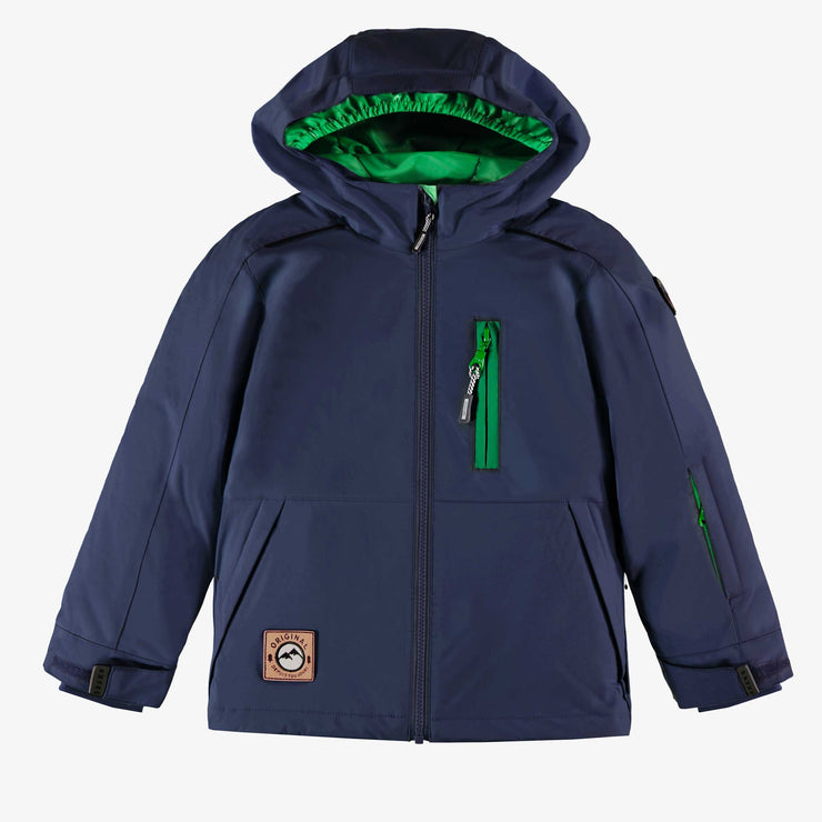 Habit de neige 3 en 1 marine et vert, enfant || Snowsuit 3 in 1 navy and green, child