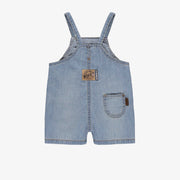 Salopette en denim léger bleu pâle avec broderie, bébé || Light blue denim overalls with embroidery, baby