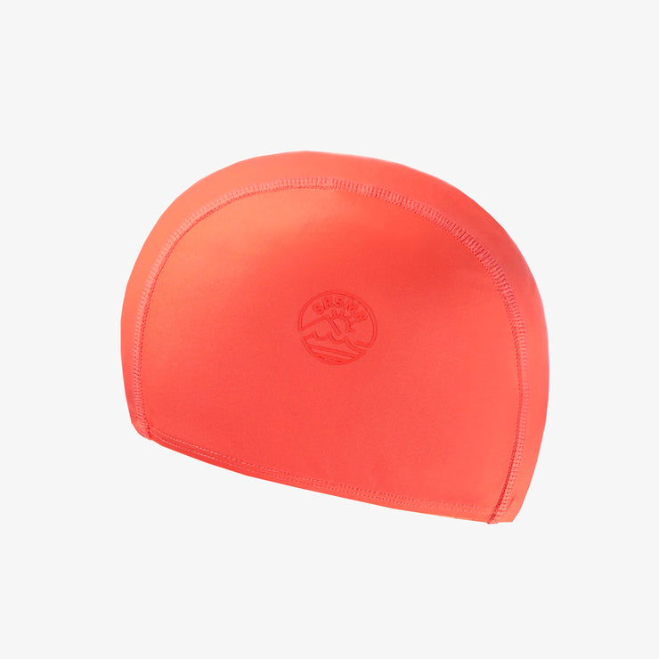 Bonnet de bain orange, enfant || Orange swimming cap, child