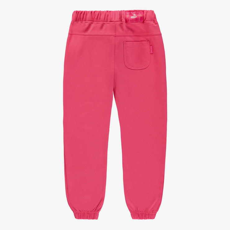 Pantalon rose en coton français, enfant || Pink pants in french cotton, child