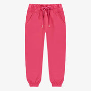 Pantalon rose en coton français, enfant || Pink pants in french cotton, child