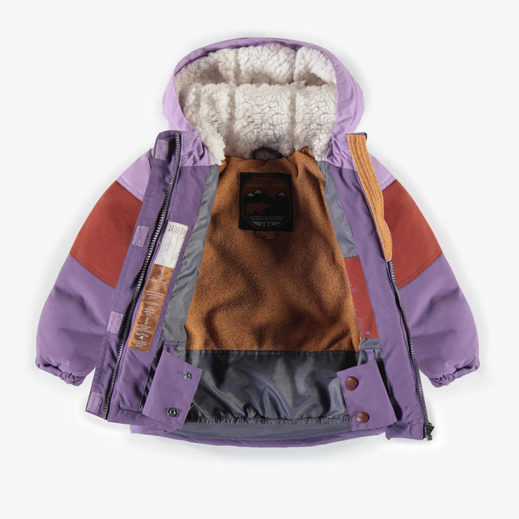 Purple and rust two-pieces snowsuit, baby