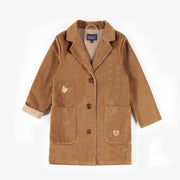 Manteau brun de style trench, enfant || Brown trench coat, child