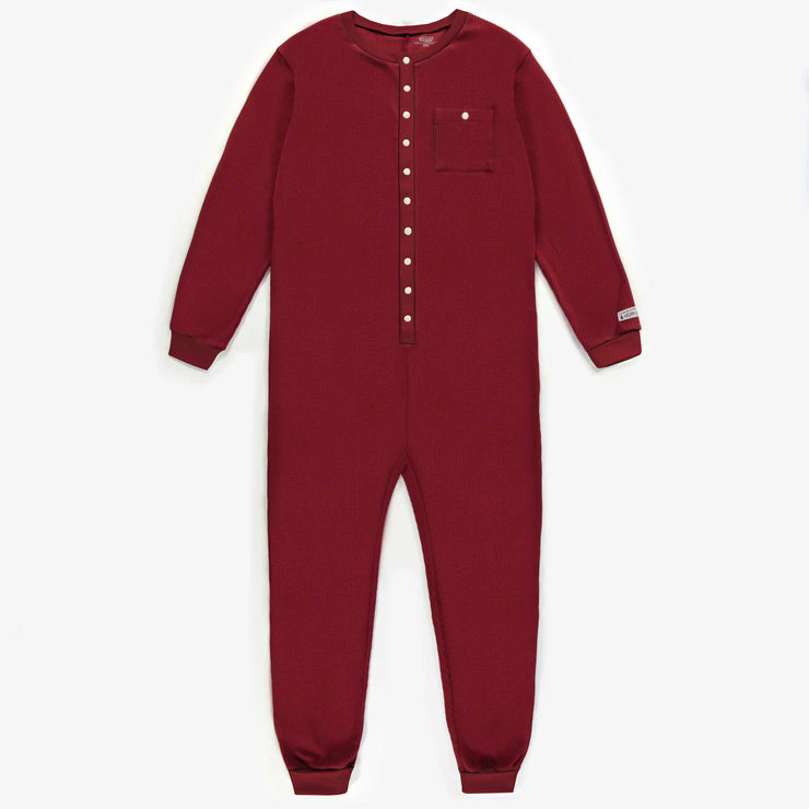 The Original Red Union Suit 100% Cotton One Piece Coverall / Long