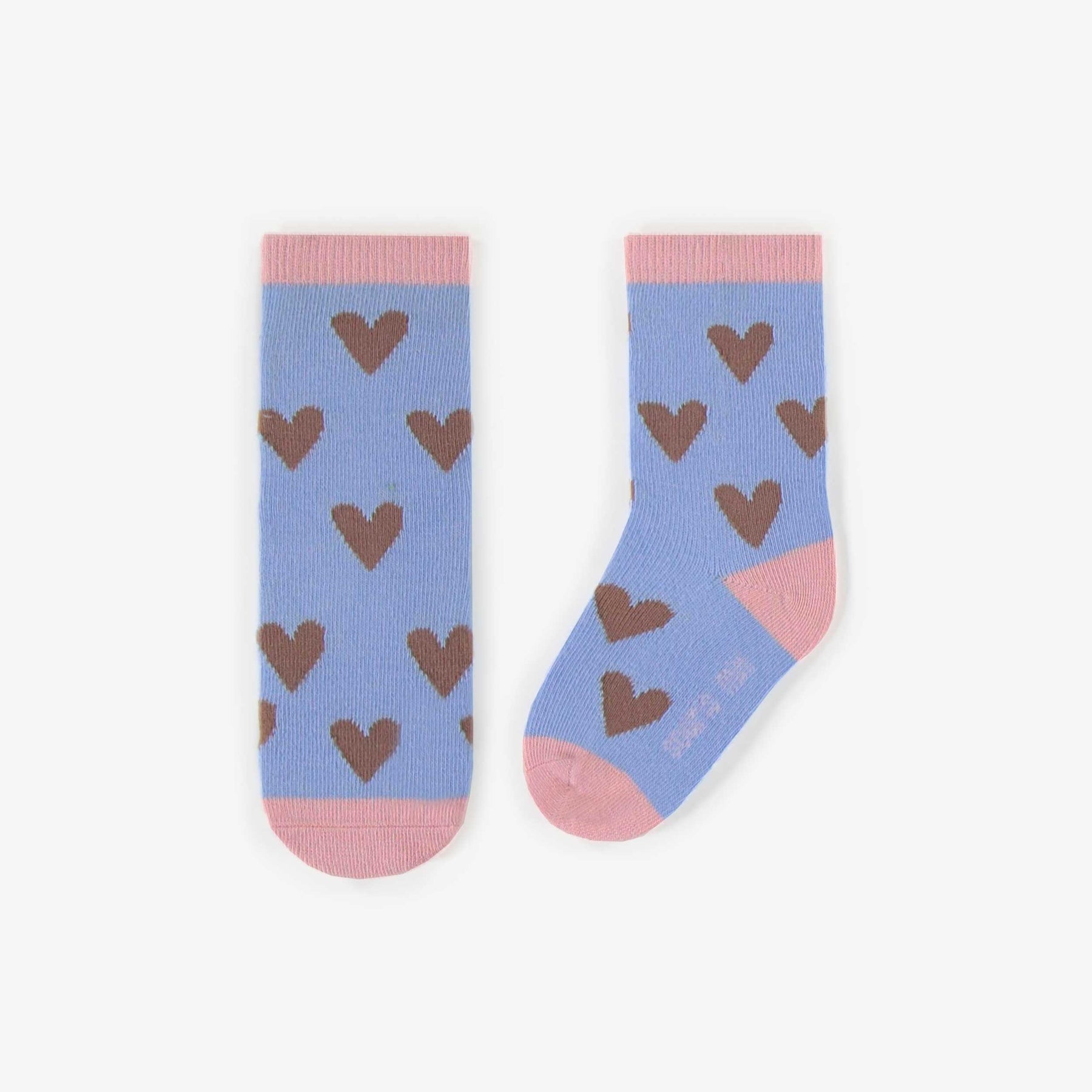 Blue sweet hearts socks, baby - Souris Mini – Souris Mini