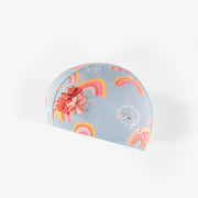 Bonnet de bain à motifs d’arc-en-ciel, bébé fille || Rainbow patterned Swim Cap, baby girl