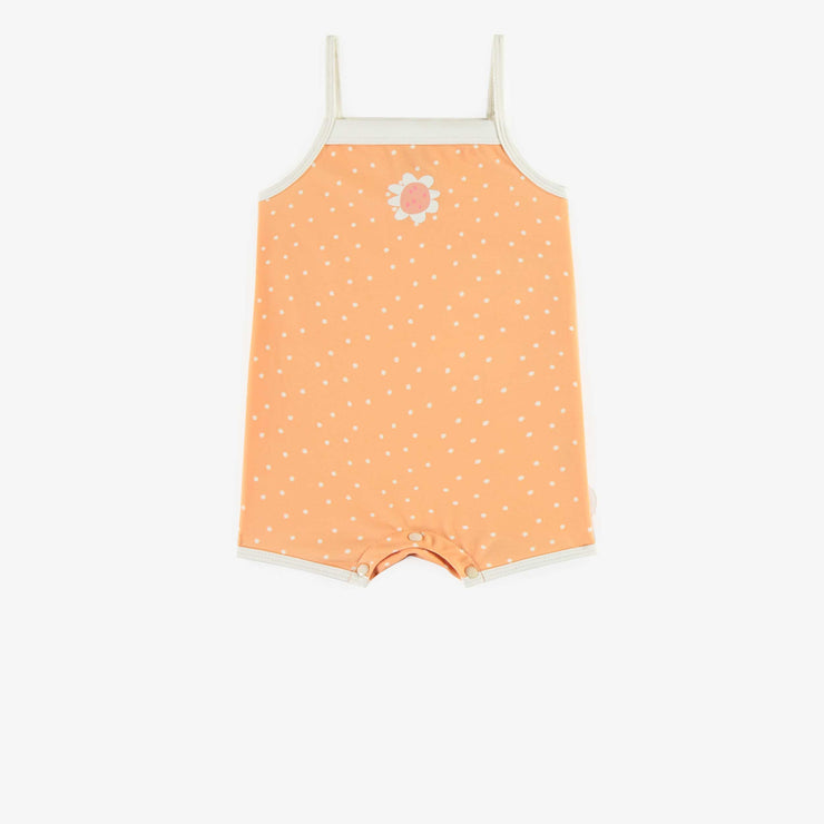 Maillot de bain une pièce orange, bébé || Orange one-piece swimsuit, baby