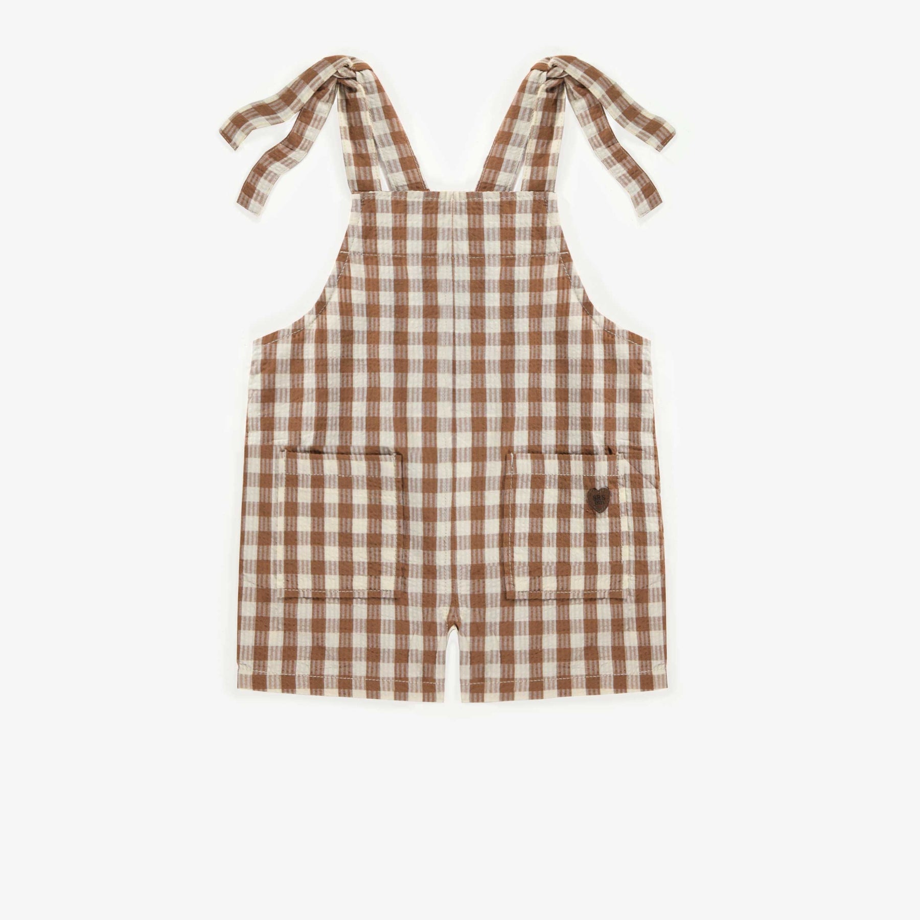 Cotton Maternity Short Dungarees