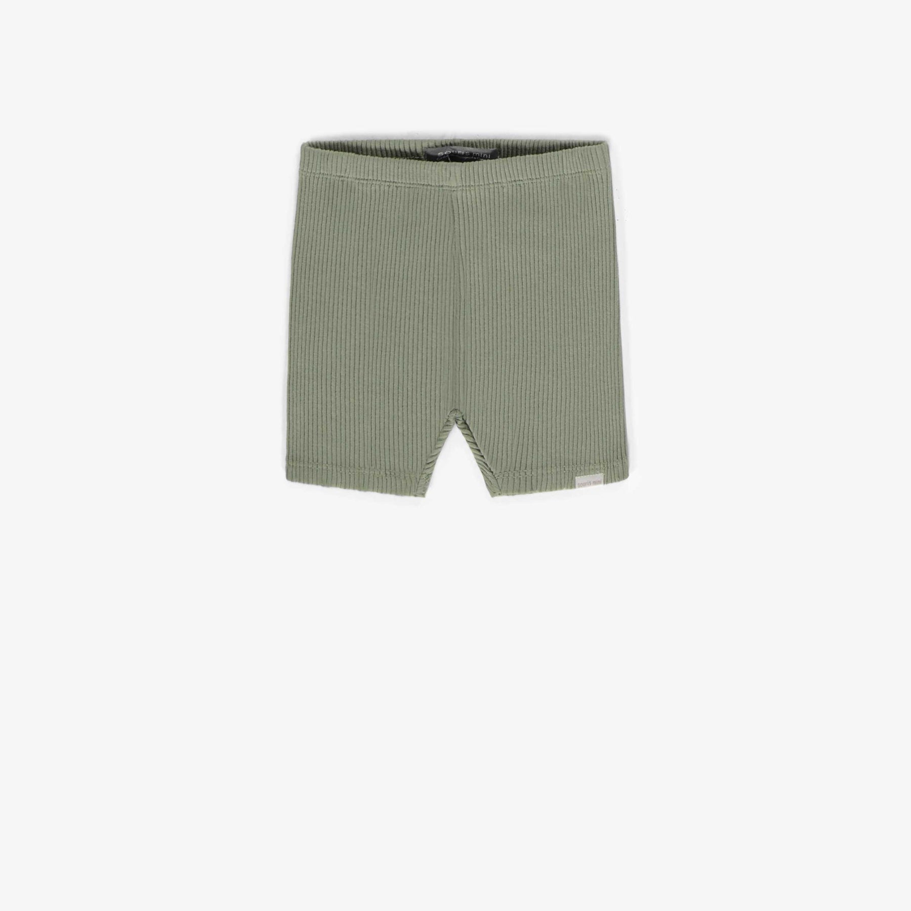 Ribbed knit boxer shorts