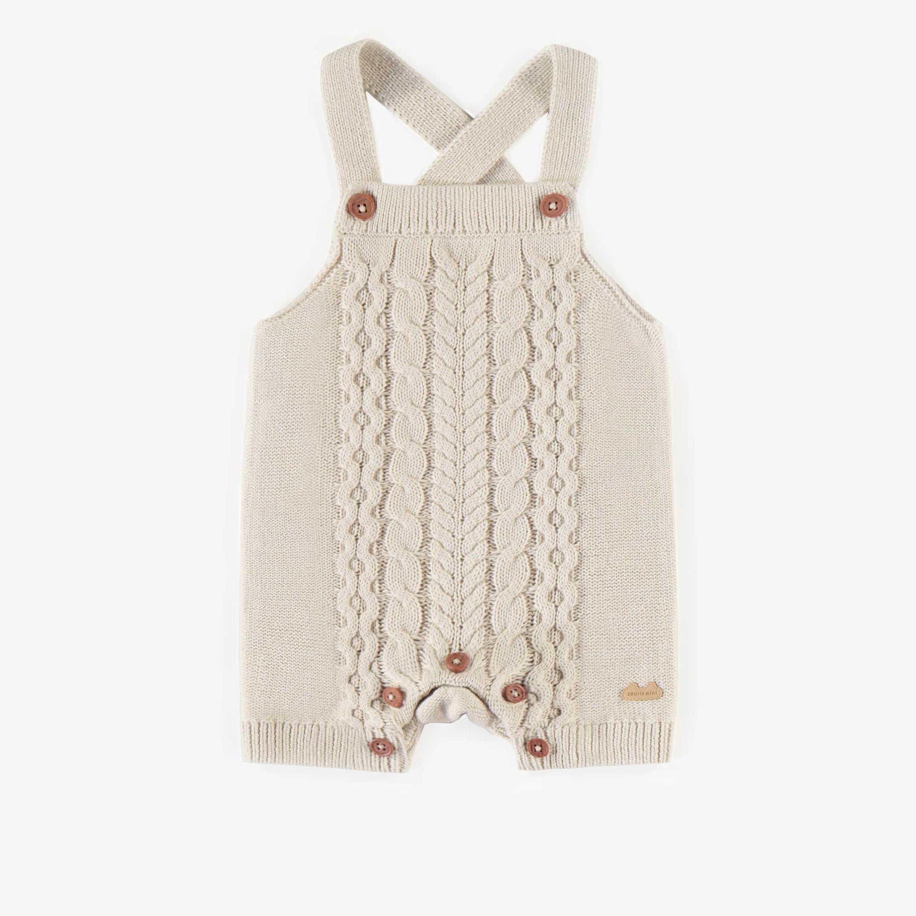 Cream ribbed knit long legging, baby - Souris Mini – Souris Mini