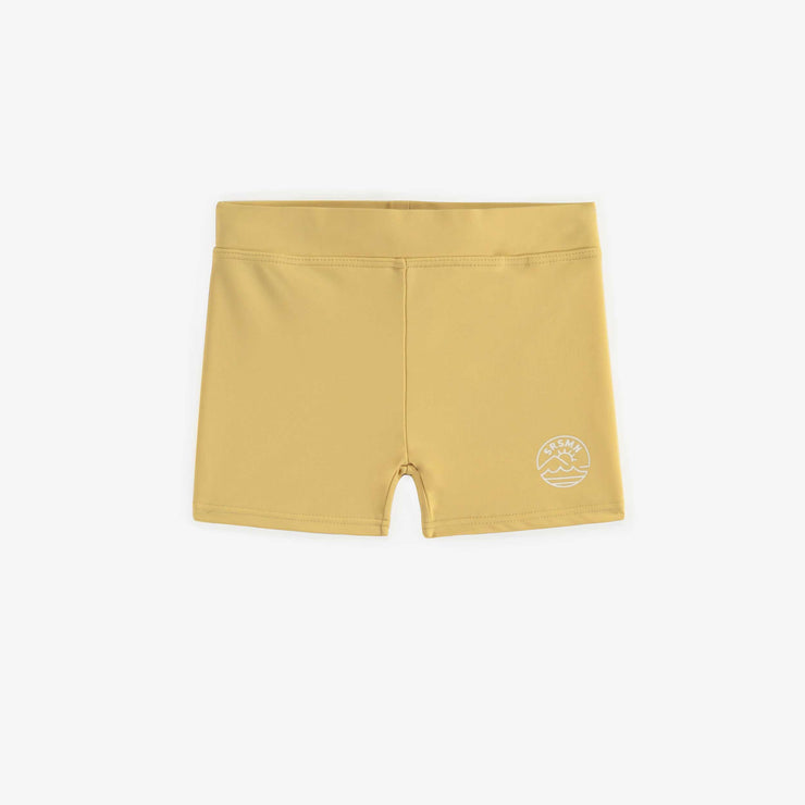 Short de bain jaune court, enfant || Short yellow bathing short, child