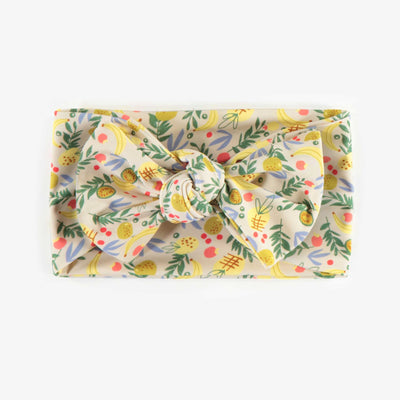 Bandeau de bain à motifs tropicaux, enfant || Tropical patterned swim headband, child