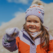 Purple and rust two-pieces snowsuit, baby